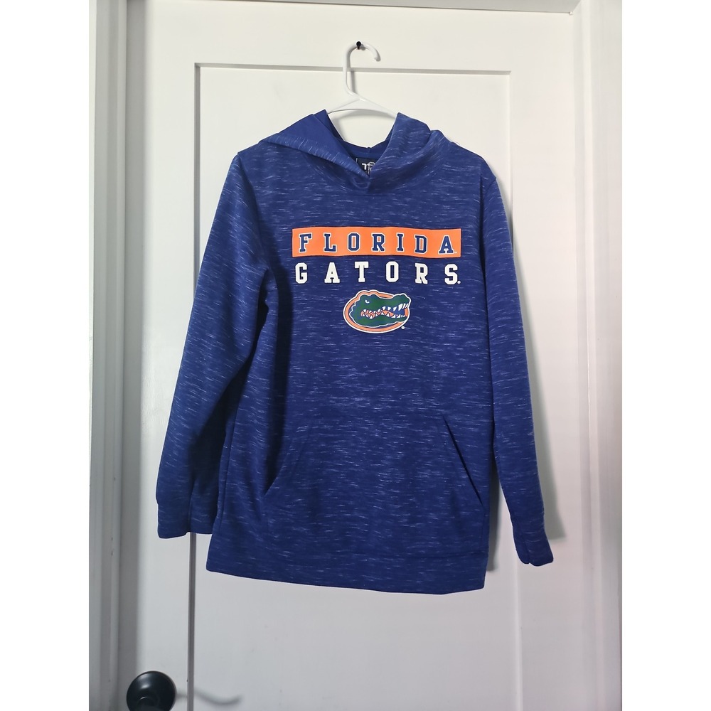 Florida Gators Youth XL (16/18) Blue Space-Dye Performance Hoodie‎